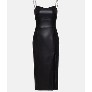Lichi vegan leather dress